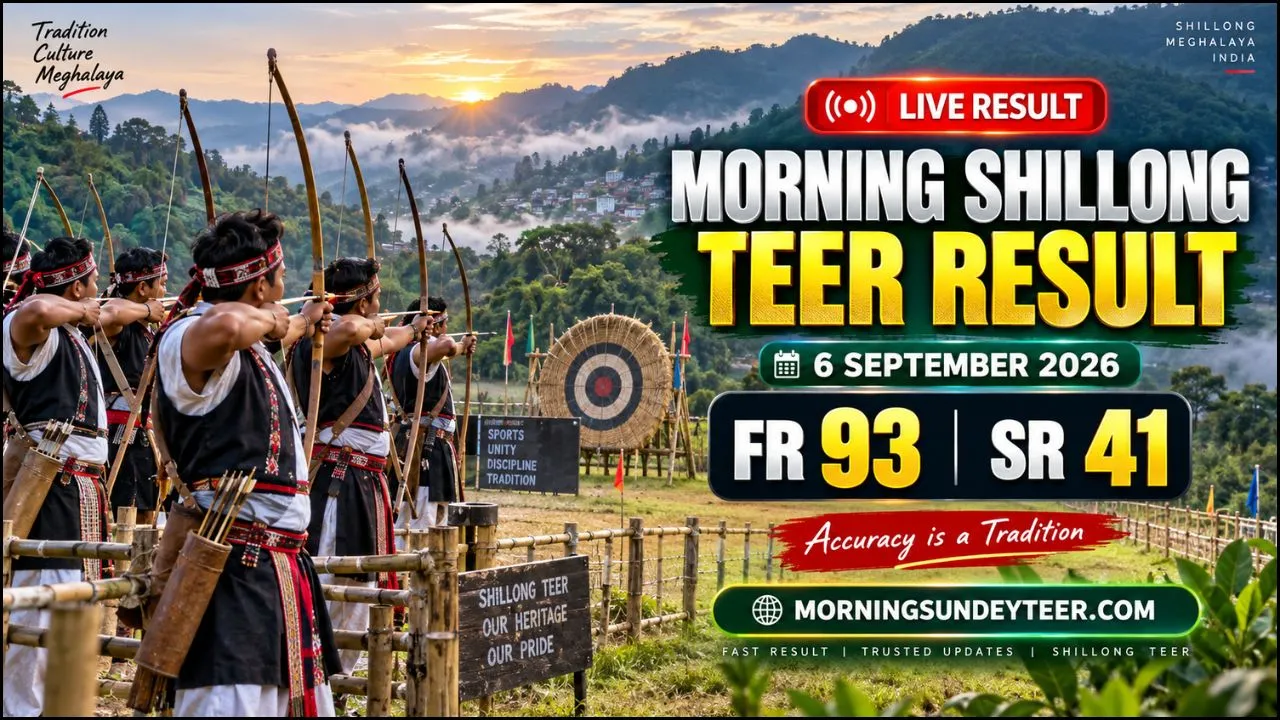 Morning Shillong Teer Result Today 6 September 2026